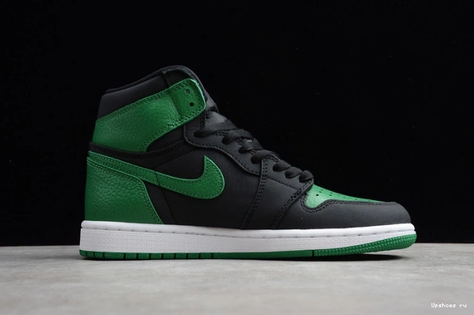 Jordan Green Retro High Black  555088-030 1 Pine 0809